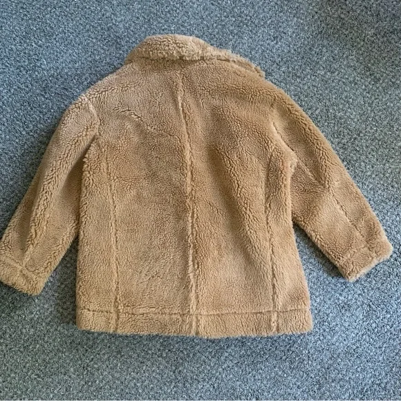 49. Carbon38 Double Breasted Teddy Coat Size M - Picture 7 of 16